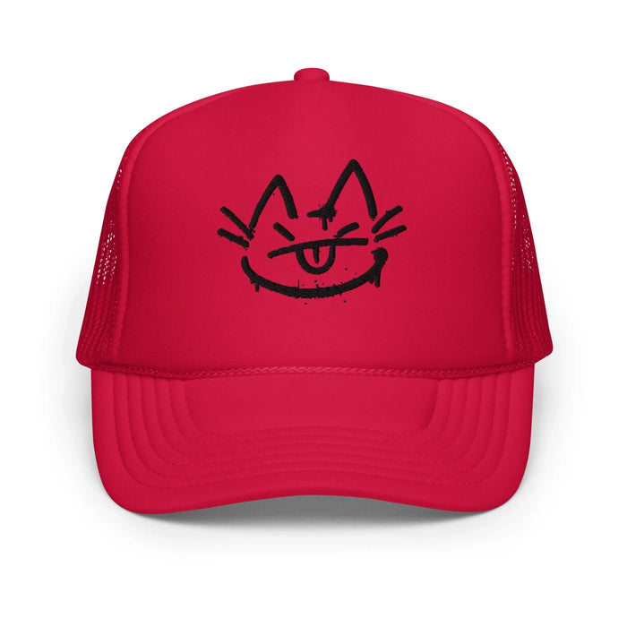 Red / One Size Fits Most / Trucker Hat | Embroidered