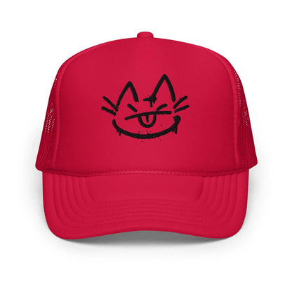 Red / One Size Fits Most / Trucker Hat | Embroidered