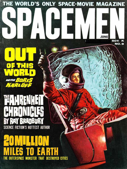 SPACEMEN MAGAZINE #4 #5 #7 #8 Set of 4