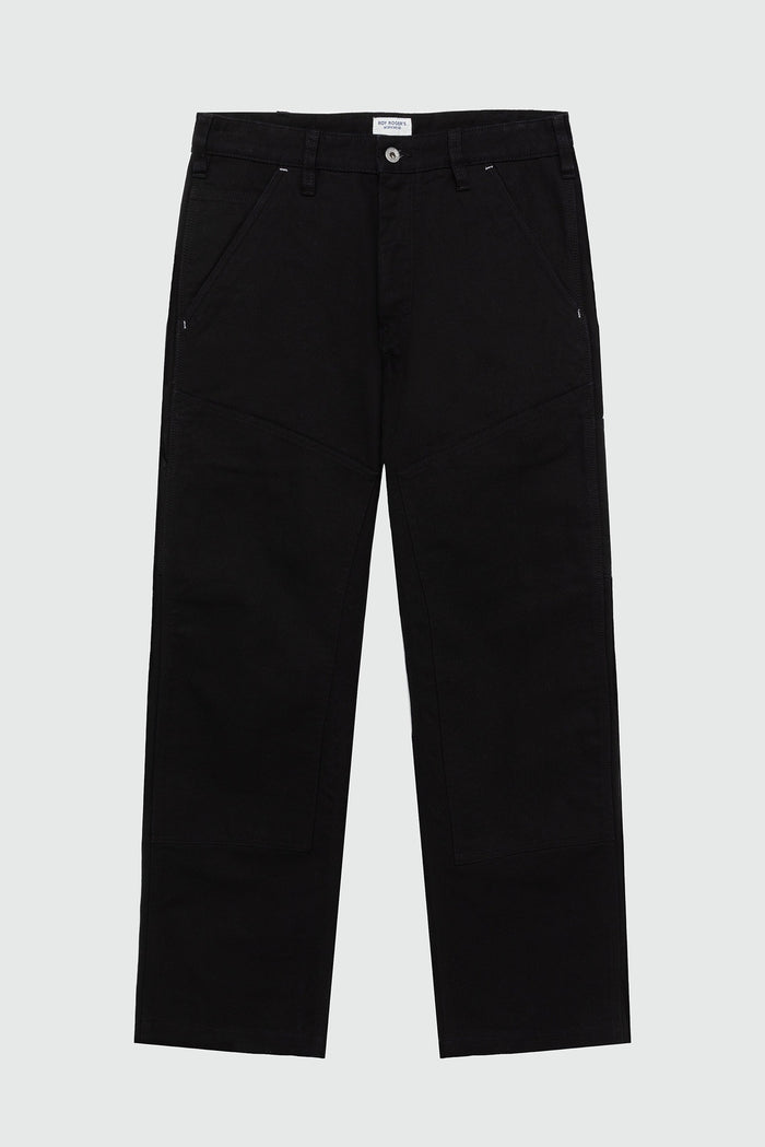 STATEMENT DOUBLE KNEE PANT ROY ROGER'S WORKWEAR - BLACK