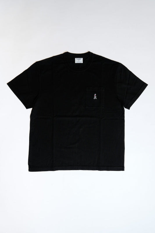 T-SHIRT POCKET ROY ROGER'S WORKWEAR JERSEY - BLACK