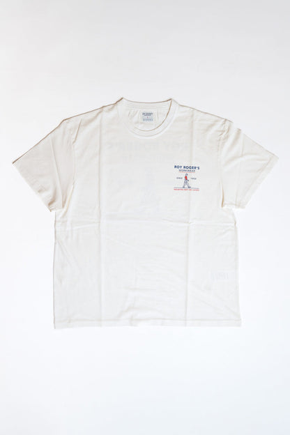 T-SHIRT POCKET ROY ROGER'S WORKWEAR JERSEY - OFF WHITE