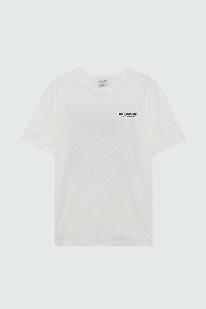T-SHIRT ROY ROGER'S WORKWEAR JERSEY WORK JACKET - OFF WHITE