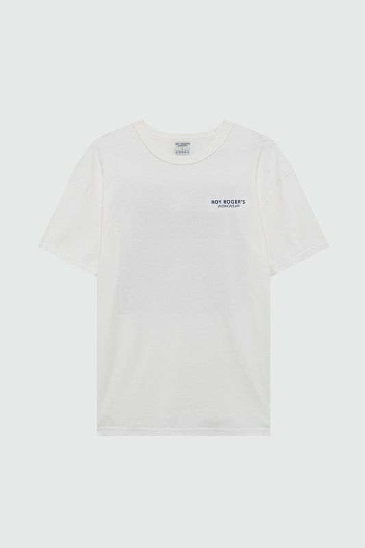 T-SHIRT ROY ROGER'S WORKWEAR JERSEY WORK JACKET - OFF WHITE