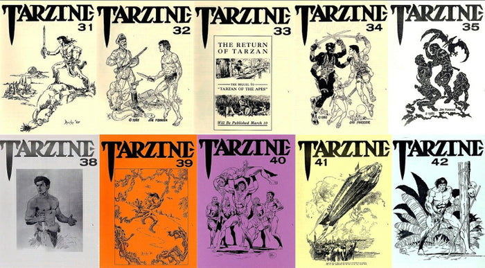 TARZINE FANZINE #31-45 Set of 15