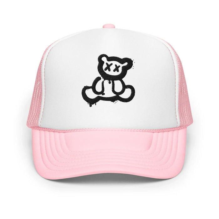 Light Pink / White / Light Pink / One Size Fits Most / Trucker Hat | Embroidered