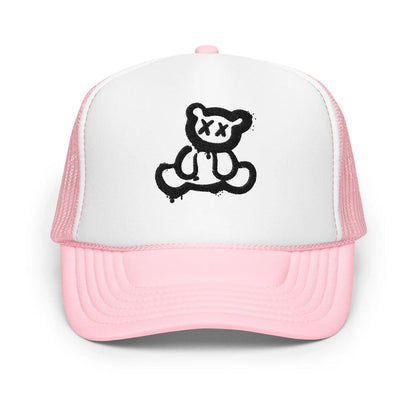 Light Pink / White / Light Pink / One Size Fits Most / Trucker Hat | Embroidered