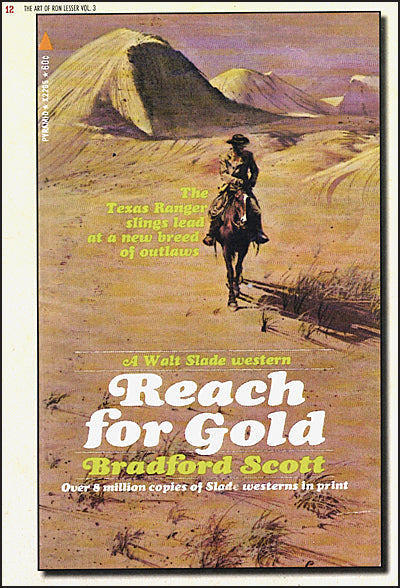 THE ART OF RON LESSER 3 WILD WILD WESTERNS