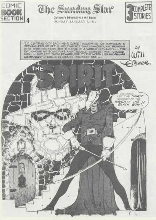 THE SPIRIT WEEKLY NEWSPAPER COMICS SECTION REPRINTS 1940-1941
