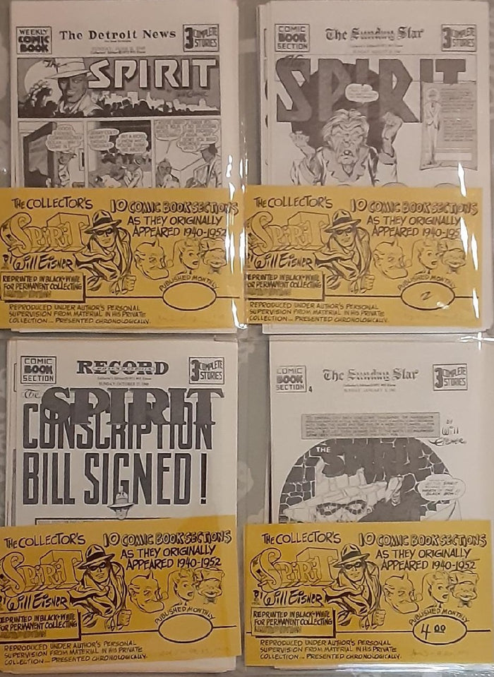 THE SPIRIT WEEKLY NEWSPAPER COMICS SECTION REPRINTS 1940-1941
