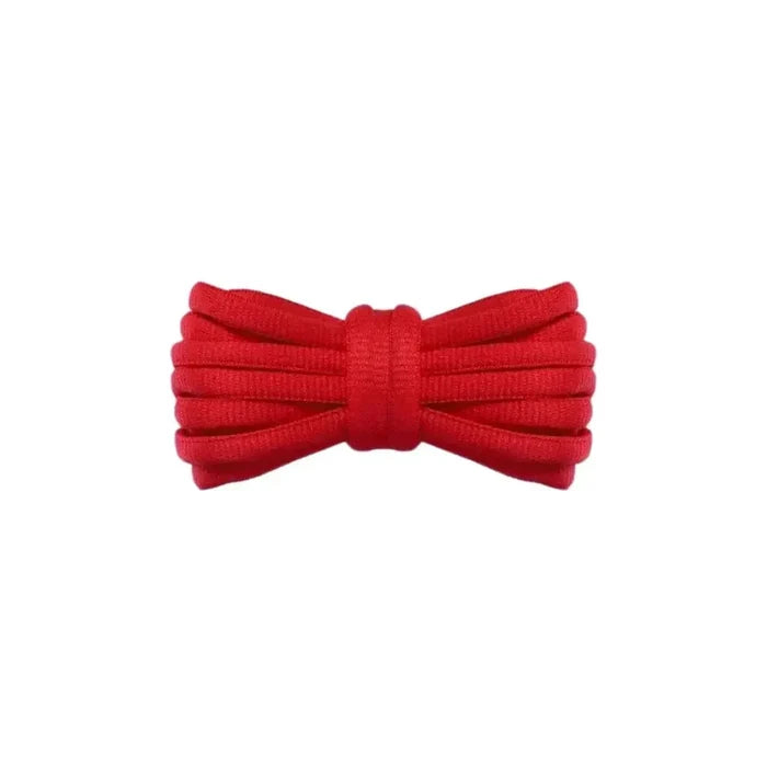 Red / 140 CM / 55 IN / Thick Oval Laces | 9mm Wide