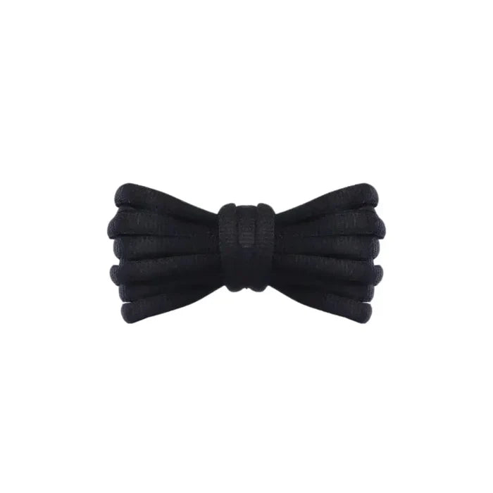 Black thick oval laces for DC Manteca 4 skate shoes by Kicks Shoelaces