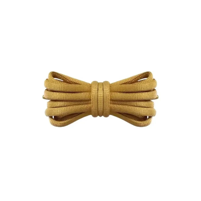 Gold thick oval laces for DC Manteca 4 skate shoes by Kicks Shoelaces