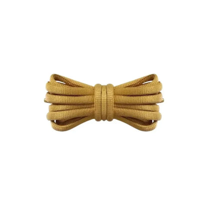 Gold thick oval laces for DC Manteca 4 skate shoes by Kicks Shoelaces