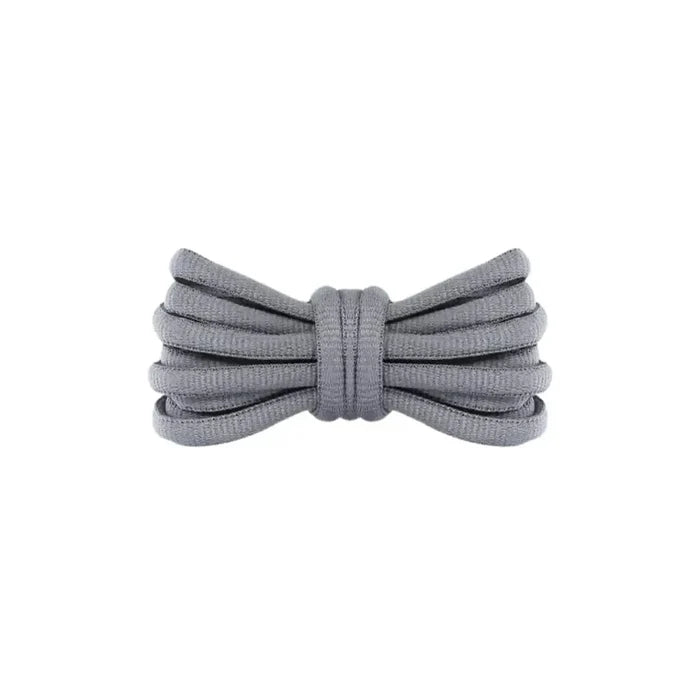 Grey thick oval laces for DC Manteca 4 skate shoes by Kicks Shoelaces