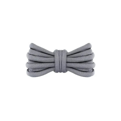 Grey thick oval laces for DC Manteca 4 skate shoes by Kicks Shoelaces