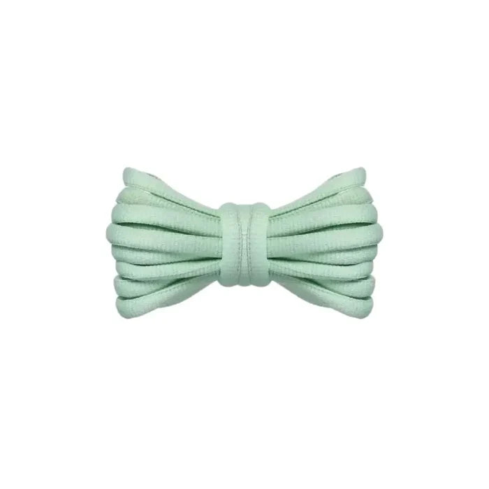 Light green thick oval laces for DC Manteca 4 skate shoes by Kicks Shoelaces