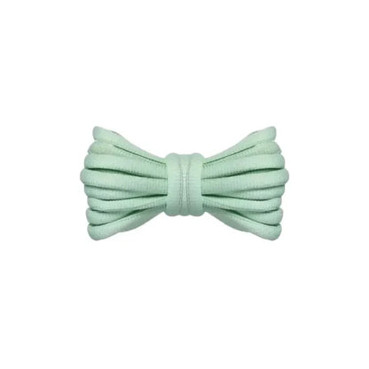 Light green thick oval laces for DC Manteca 4 skate shoes by Kicks Shoelaces