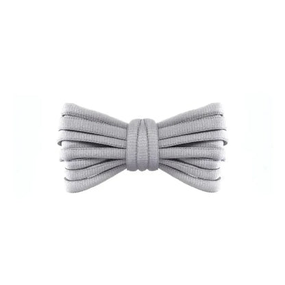Light grey thick oval laces for DC Manteca 4 skate shoes by Kicks Shoelaces