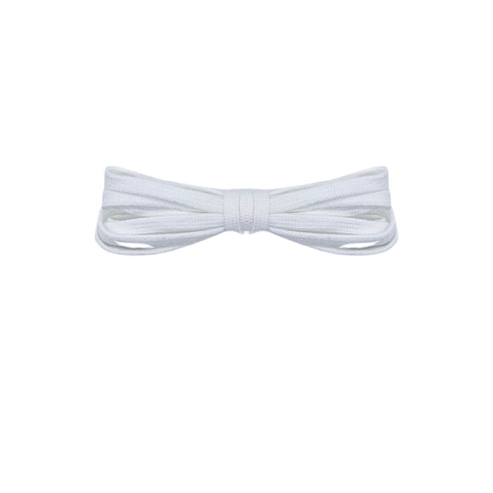 White / 100 CM / 39 IN / Thin Shoe Laces | 5mm Wide