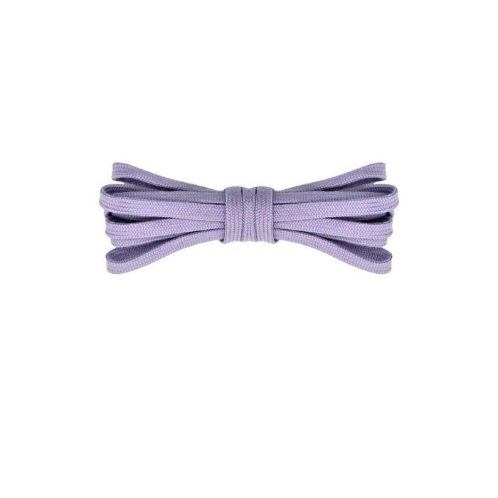 Light purple thin flat shoe laces 5mm for running shoes, soccer cleats and sneakers by Kicks Shoelaces