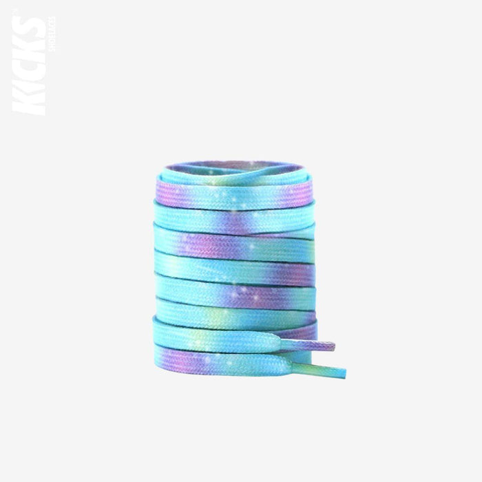 Pastel Blue / 120 CM / 47 IN / Tie Dye Shoe Laces | 8 mm