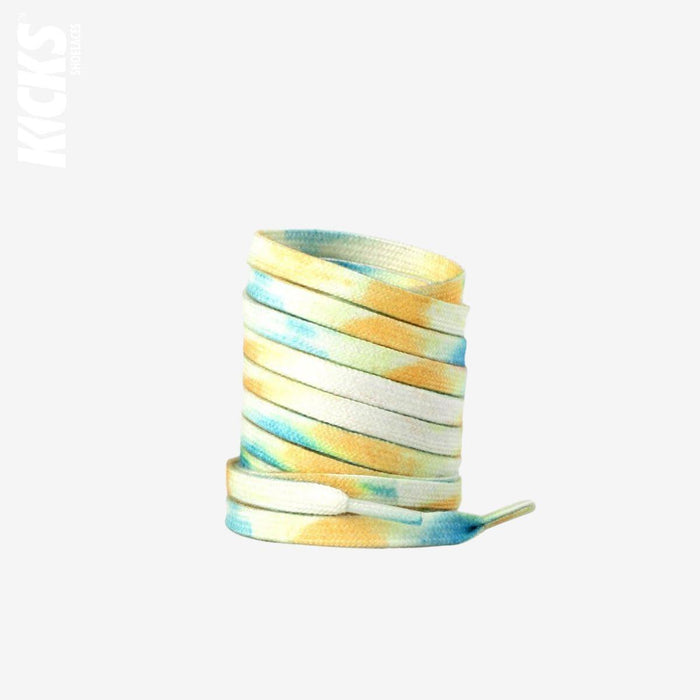 Yellow / 120 CM / 47 IN / Tie Dye Shoe Laces | 8 mm