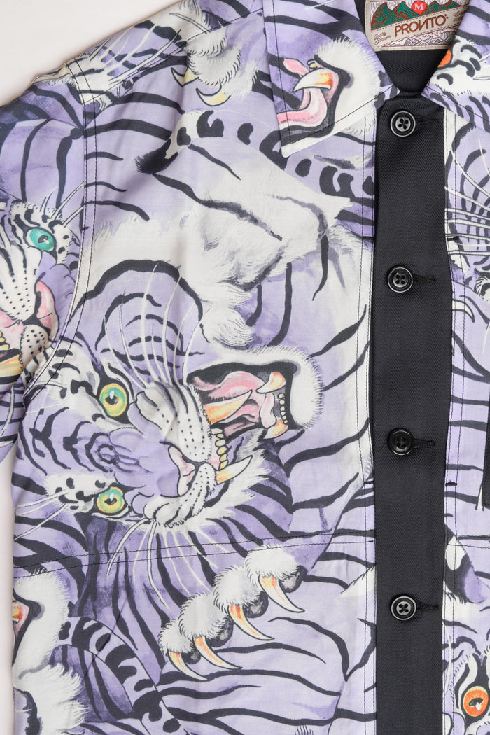TIGER TROOPER SHIRT - PURPLE