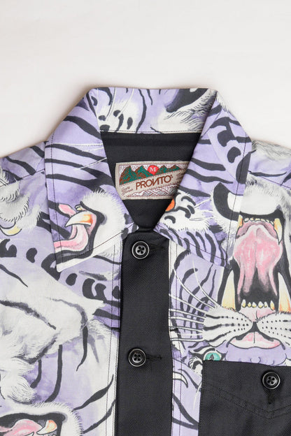 TIGER TROOPER SHIRT - PURPLE