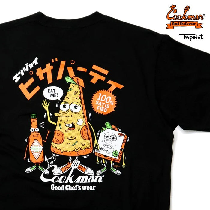 TM PAINT PIZZA PARTY TEE S/S - BLACK
