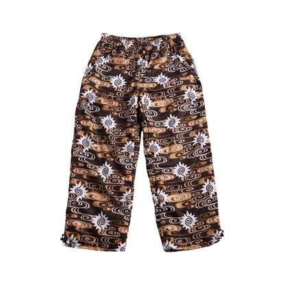 TOMAS TOMAS SPORTSWEAR PANTS - BLACK/BROWN