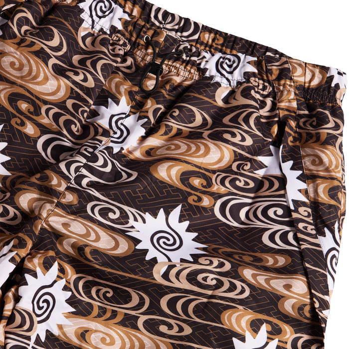 TOMAS TOMAS SPORTSWEAR PANTS - BLACK/BROWN