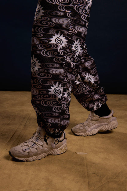 TOMAS TOMAS SPORTSWEAR PANTS - BLACK/GREY