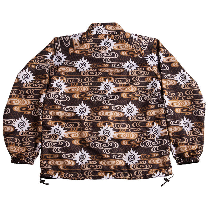 TOMAS TOMAS ZIP-UP JACKET - BLACK/BROWN