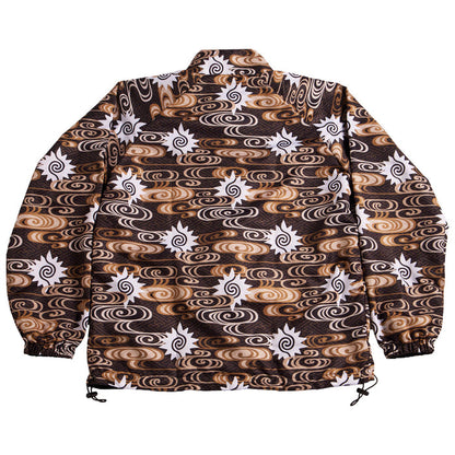 TOMAS TOMAS ZIP-UP JACKET - BLACK/BROWN