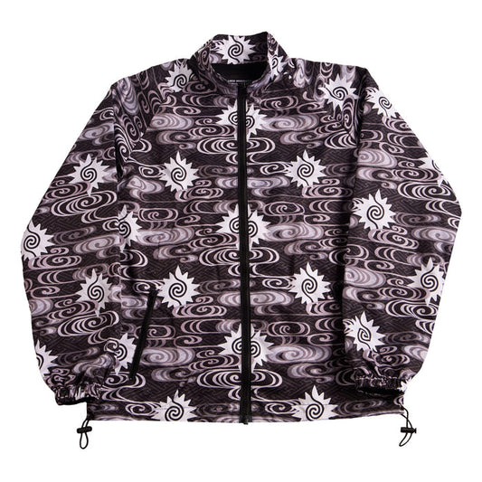 TOMAS TOMAS ZIP-UP JACKET - BLACK/GREY