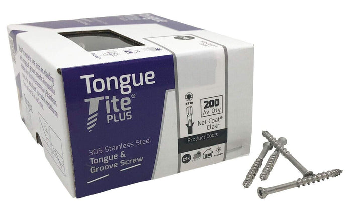 Tongue-Tite Plus Stainless Steel T&G Screw (box of 200)