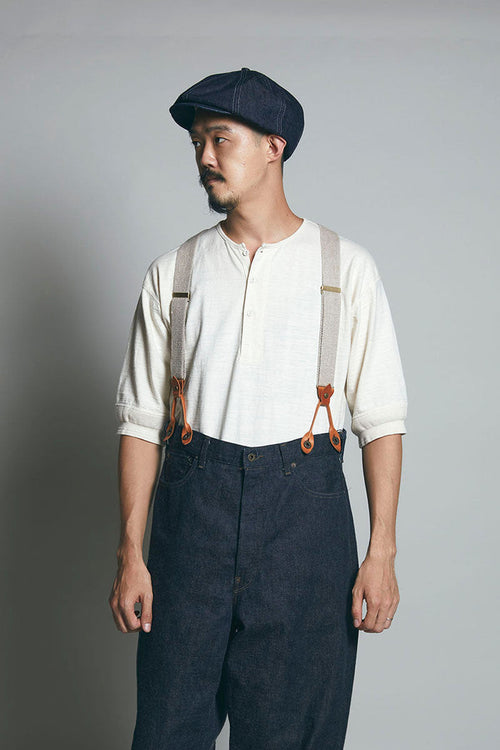 US ARMY SUSPENDER LINEN - IVORY