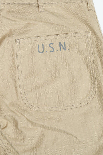 USN HBT TROUSERS - SAND