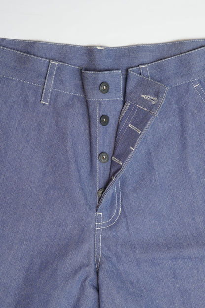 UTILITY SHORTS - INDIGO DUNGAREE