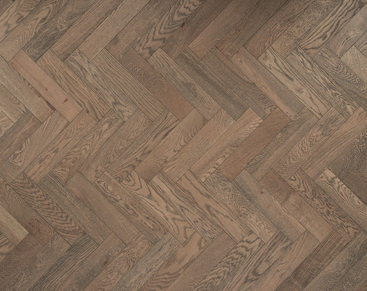 Frozen Umber herringbone