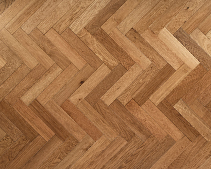 Deco Smoked Oak Herringbone wood floors