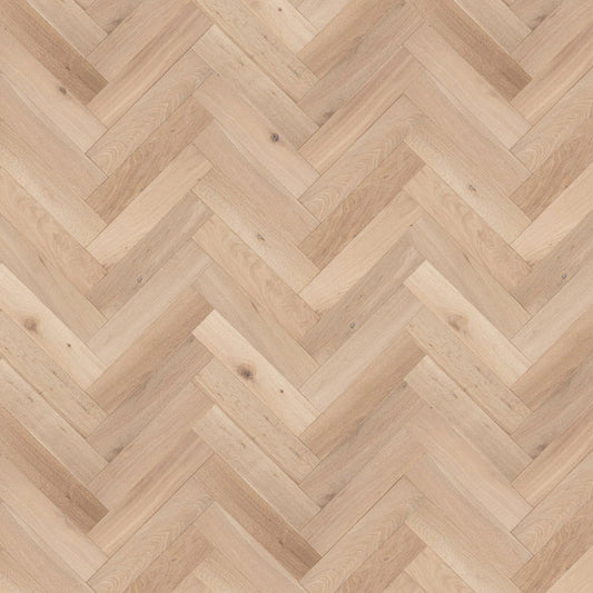 V4 Deco Herringbone Flooring - Unfinished Oak - 90mm – product image