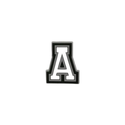 Varsity letter A shoe charm compatible with crocs and clogs