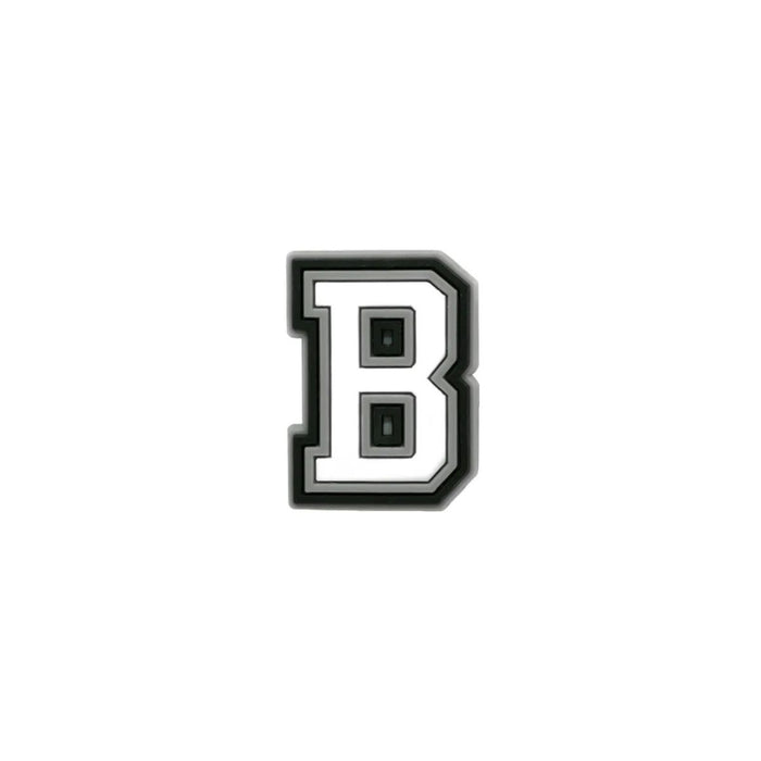 Varsity letter B shoe charm compatible with crocs and clogs