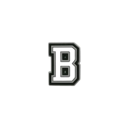 Varsity letter B shoe charm compatible with crocs and clogs