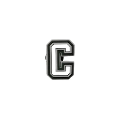 Varsity letter C shoe charm compatible with crocs and clogs
