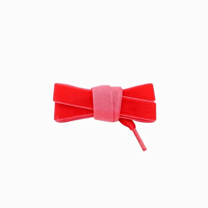 Red / 100 CM / 39 IN / Velvet Shoe Laces | 1.5 CM