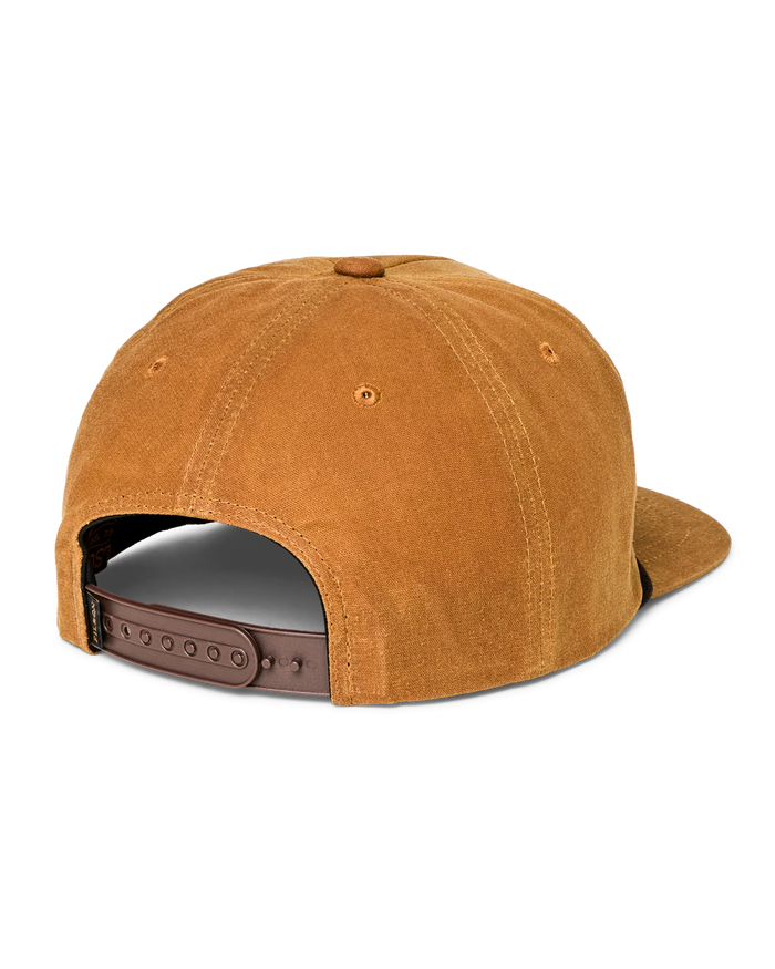 WAXED TRUCKER CAP - GOLD BROWN/SCENIC