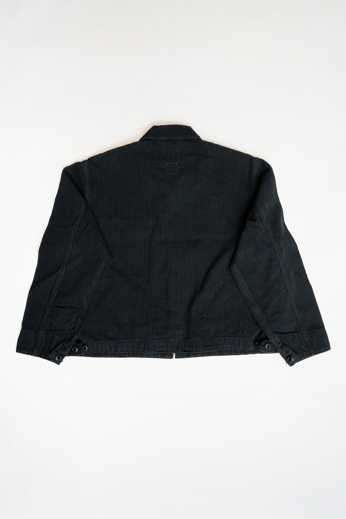 WORK JACKET (HICKORY) - BLACK